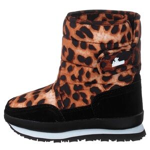 Rubber Duck Leopard Print Boots. Size 12.5. Great Condition. Snow Boot.